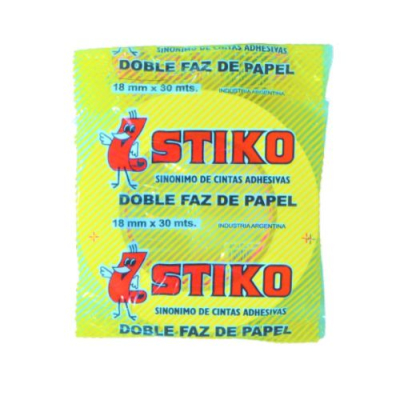 Cinta Bifaz Stiko Transp 24Mm X 25 Mts