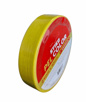 Cinta De Papel 24Mm X 40Mts Stiko Color Amarillo