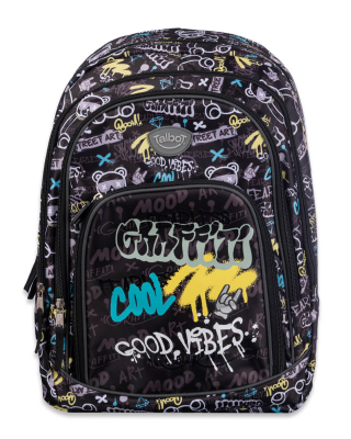 Mochila Talbot Esp 18 Estamp Graffiti 6744