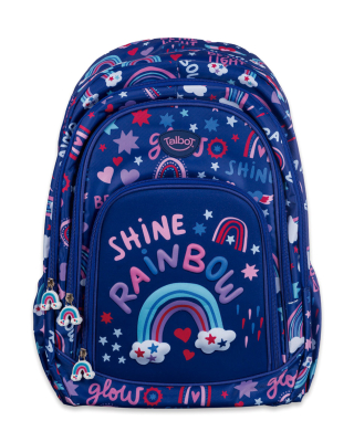Mochila Talbot Esp 18 Estamp Arcoiris 6786 