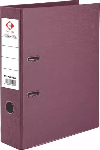 Bibliorato The Pel A4 Ø75Mm Metalizado Rosa