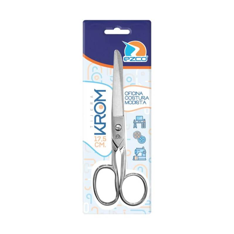 Tijera Ezco Krom 18 Cm Acero P/Modista