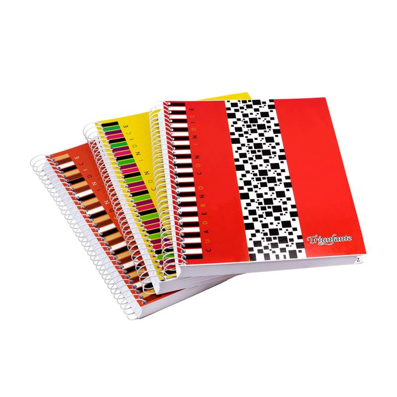 Cuaderno Triunfante C/Índice C/Esp X 48 Hjs