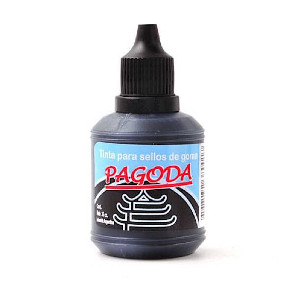 Tinta Para Sellos Pagoda  30 Cm3 Negro