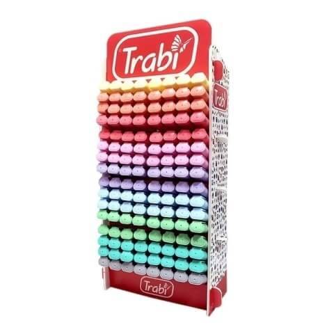 Resaltador Trabi High Text Pastel Exhibidor X 128 Un