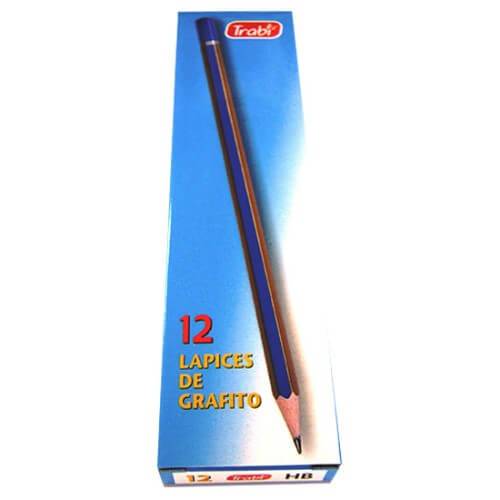 Lápiz Grafito Trabi Graduación Hb Caja X 12 Unid