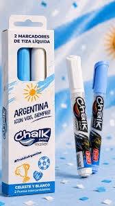 Marcador Trabi Chalk Argentina 4-6Mm Caja X 2 Unid