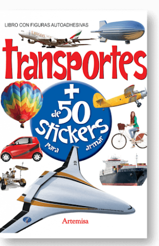 Libro Transporte Con Stickers Ed. Artemisa 674-639-7