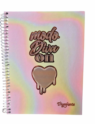 Cuaderno Triunfante Divas 16X21 C/Esp X 80 Hjs Rayado