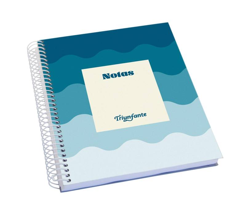 Cuaderno Triunfante Curvy 29.7 C/Esp X 100 Hjs Rayado