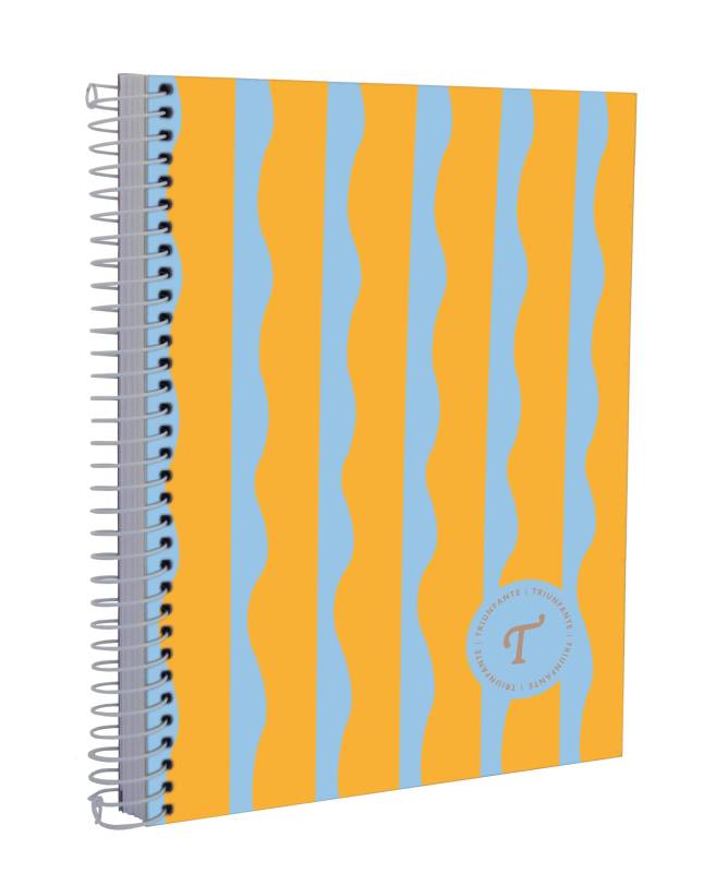 Cuaderno Triunfante Ondas 16X21 C/Esp X 80 Hjs Rayado