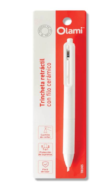 Trincheta Bisturí Retractil Olami Tri305