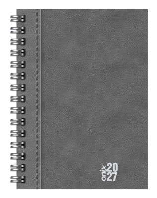 Agenda Onix 2027 C/Esp Uomo Color Gris 16X22 Diaria Td 320 P Ag27A002 