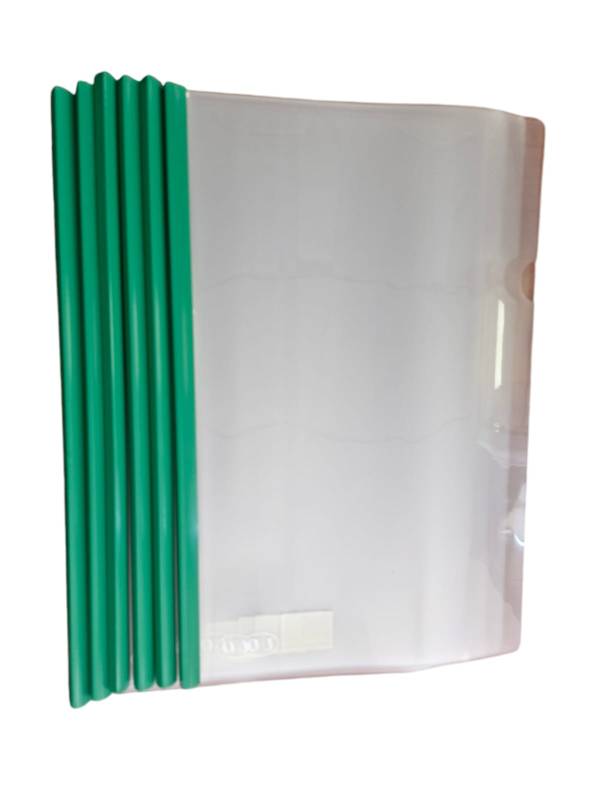 Carpeta C/Vaina Verde Oficio Util Of T/Transparente Paq X 6 Unid Oferta