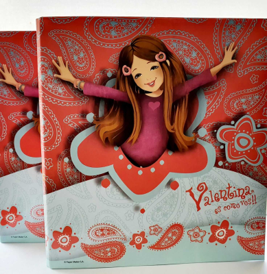 Carpeta 3Ø40Mm Pm Valentina Cartoné