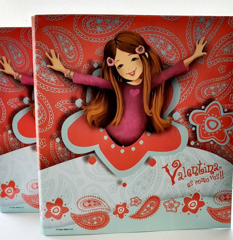 Carpeta 3Ø40Mm Pm Valentina Cartoné