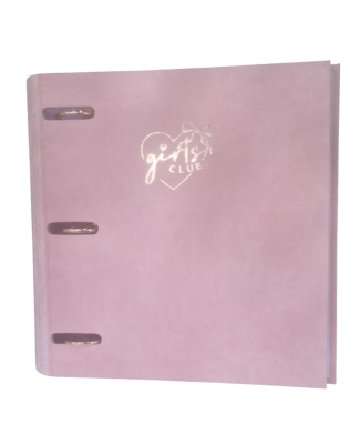 Carpeta 3Ø40Mm Ry Velvet Pastel Rosa
