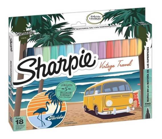 Marcador Sharpie Vintage Set X 18 Ct 2152178