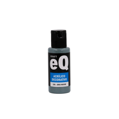 Acrílico Decorativo 126 Eq 50 Cc Gris Noche