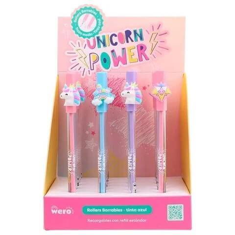 Lapicera Roller Wero Borrable Unicornio Power We3047