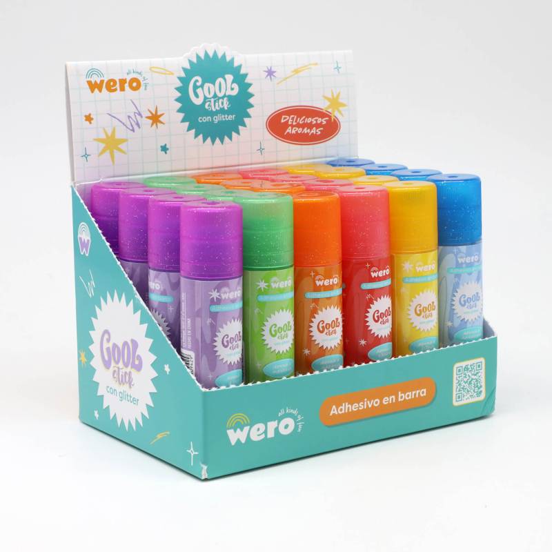 Adhesivo En Barra C/Glitter Wero We4109