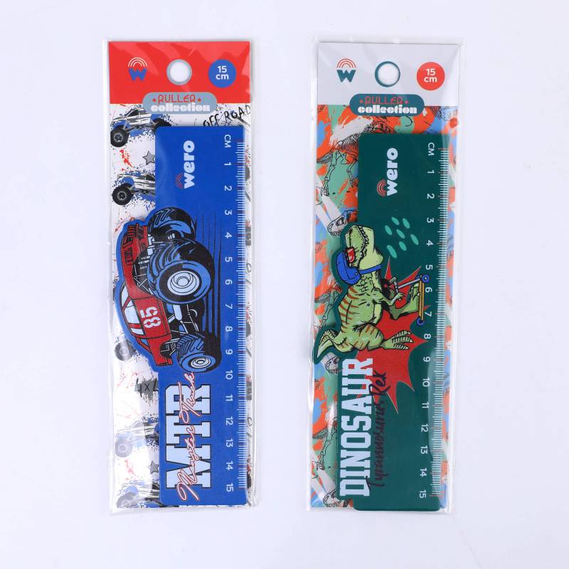 Regla Escolar De Madera 15Cm Dino Rex We4089