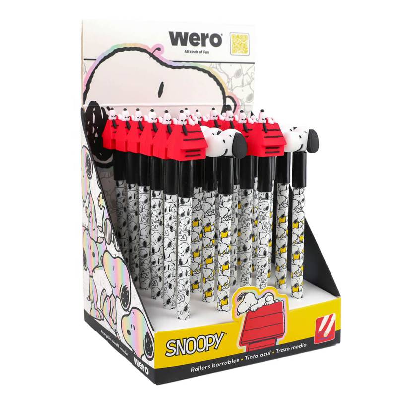 Lapicera Roller Wero Borrable Snoopy We4227