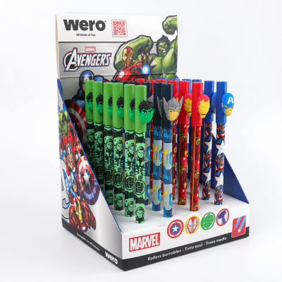 Lapicera Roller Wero Borrable Marvel We4231