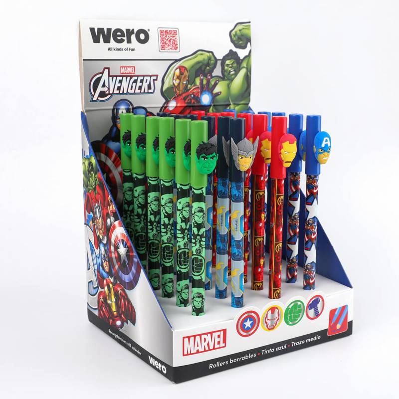 Lapicera Roller Wero Borrable Marvel We4231