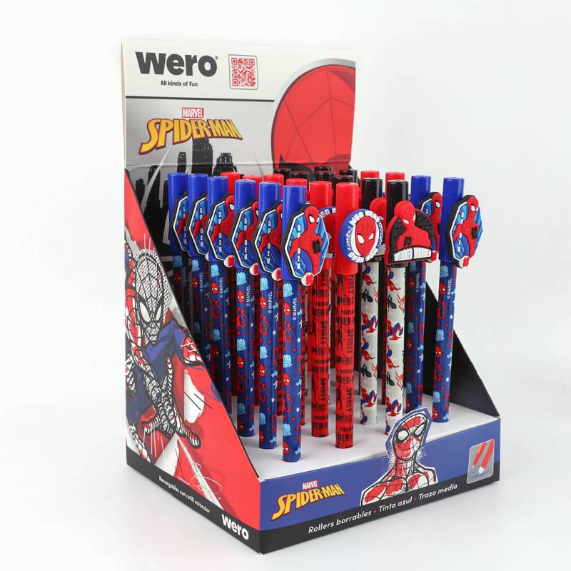 Lapicera Roller Wero Borrable Spiderman We4232