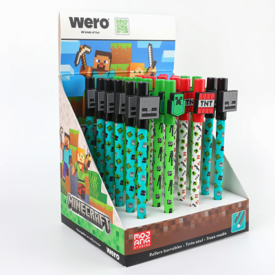 Lapicera Roller Wero Borrable Minecraft We4235