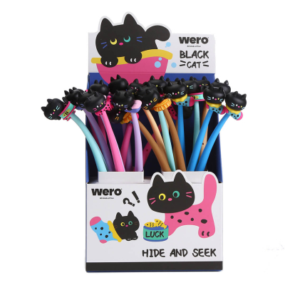 Boligrafo Wero Flexible Black Cat We4287