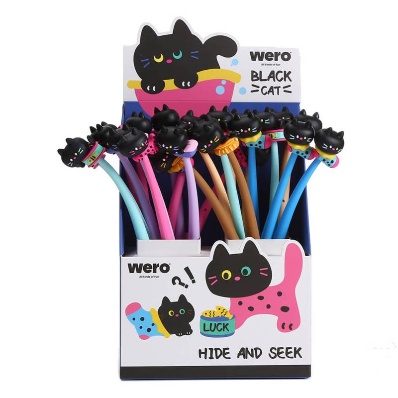 Boligrafo Wero Flexible Black Cat We4287