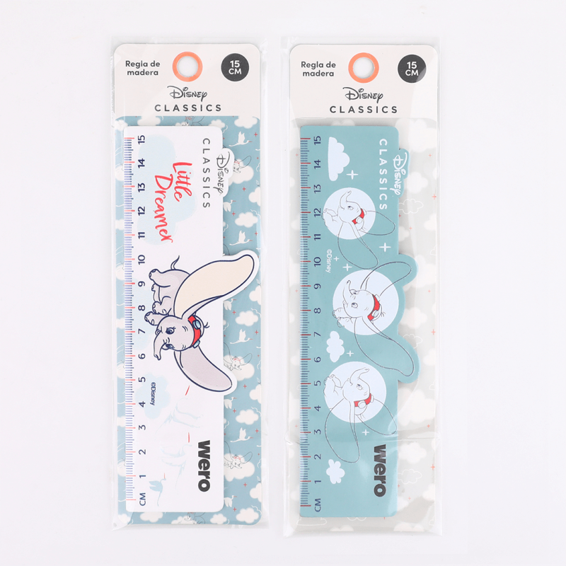 Regla Escolar De Madera 15Cm Disney Dumbo We4318