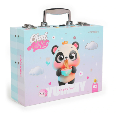 Set Marcadores Chimola St141 Panda En Valija 2 Niveles