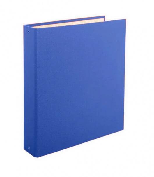 Carpeta 2Ø40Mm Lama Pvc A4 Forrada Azul Zd2X40Az