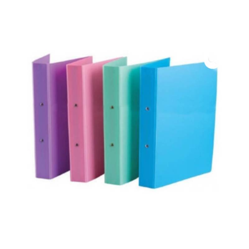 Carpeta 2Ø40Mm Lama Pvc A4 Forrada Pastel Celeste Zd2X40Pas