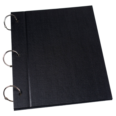 Carpeta C/Cordon N°3 Pvc Forrada Negro