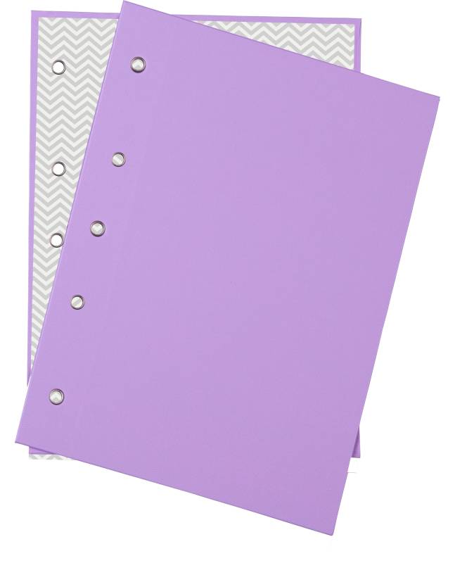 Carpeta C/Cordon A4 Lama Pvc Pastel Lila Zd4Pa