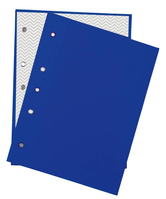 Carpeta C/Cordon A4 Lama Pvc Color Azul Zd4Sa
