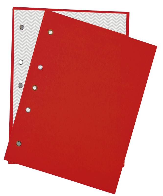Carpeta C/Cordon A4 Lama Pvc Color Rojo Zd4Sa